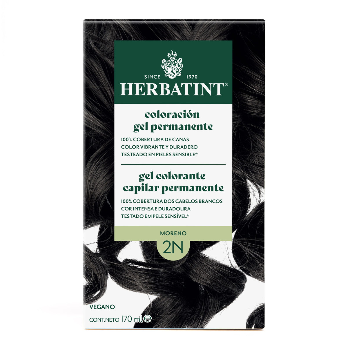 Herbatint 2N Moreno Tintura natural permanente