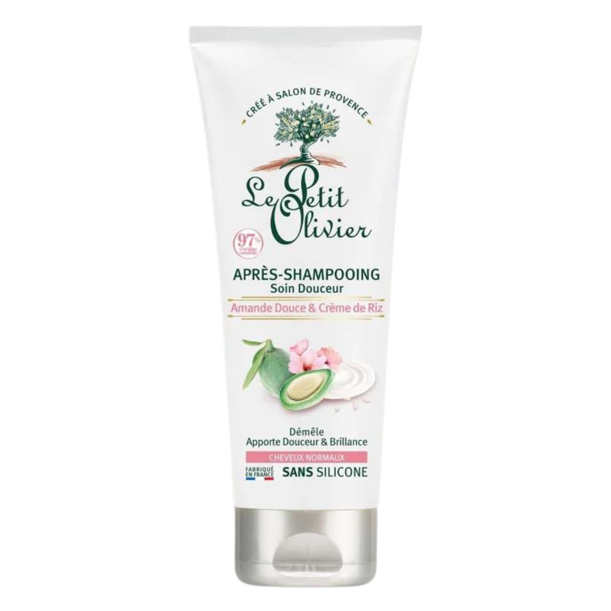 Acondicionador Almendra y Arroz para cabello normal Le Petit Olivier