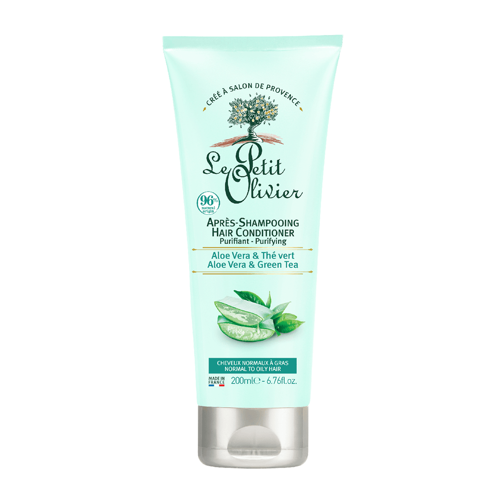 Acondicionador micelar Aloe Vera y Té Verde Le Petit Olivier 200 ml