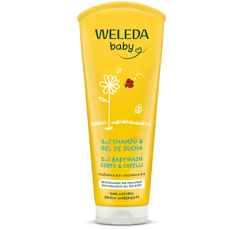 Shampoo y Gel de Ducha de Caléndula Weleda