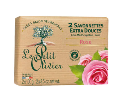 Pack de jabones extra suaves de Rosas Le Petit Olivier