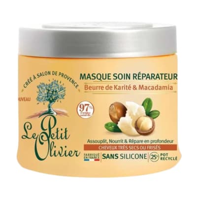 Máscara nutritiva para cabello rizado Le Petit Olivier 330 ml